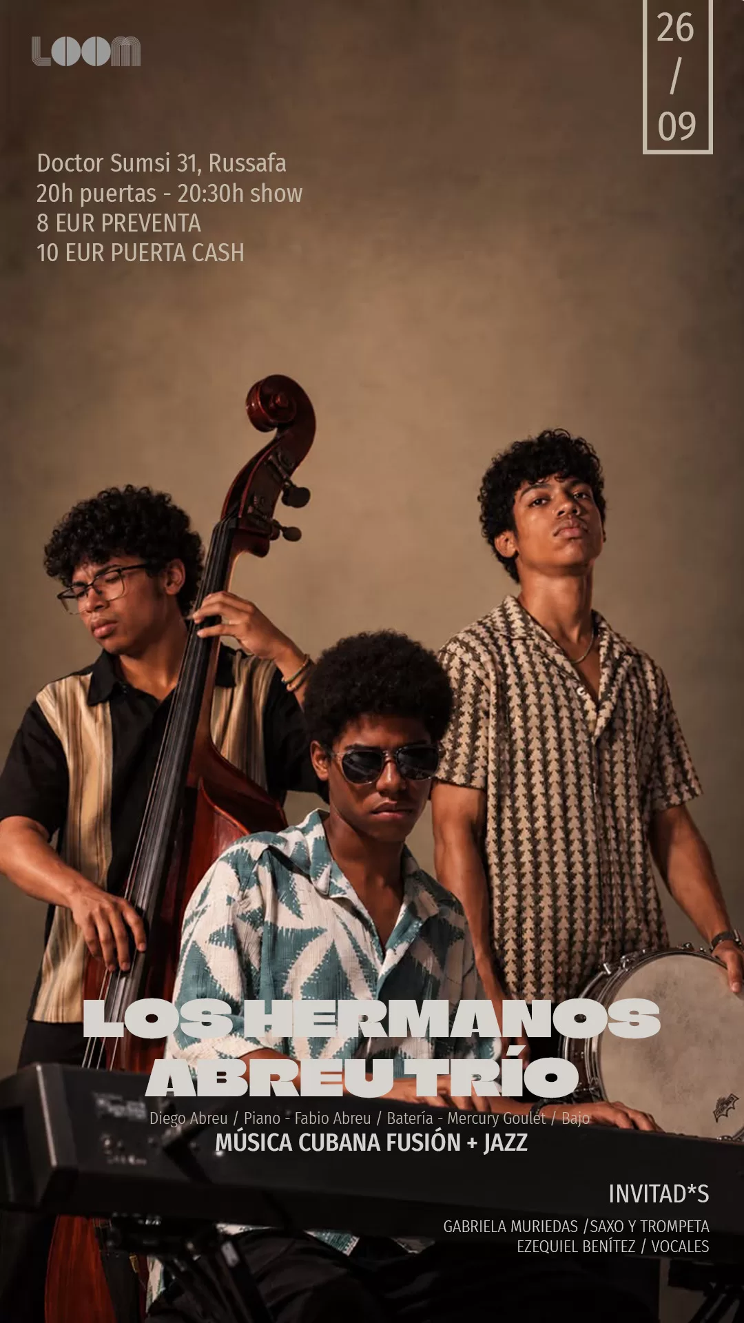 Imagen de Los Hermanos Abreu Trío. Musica Cubana, fusion & Jazz