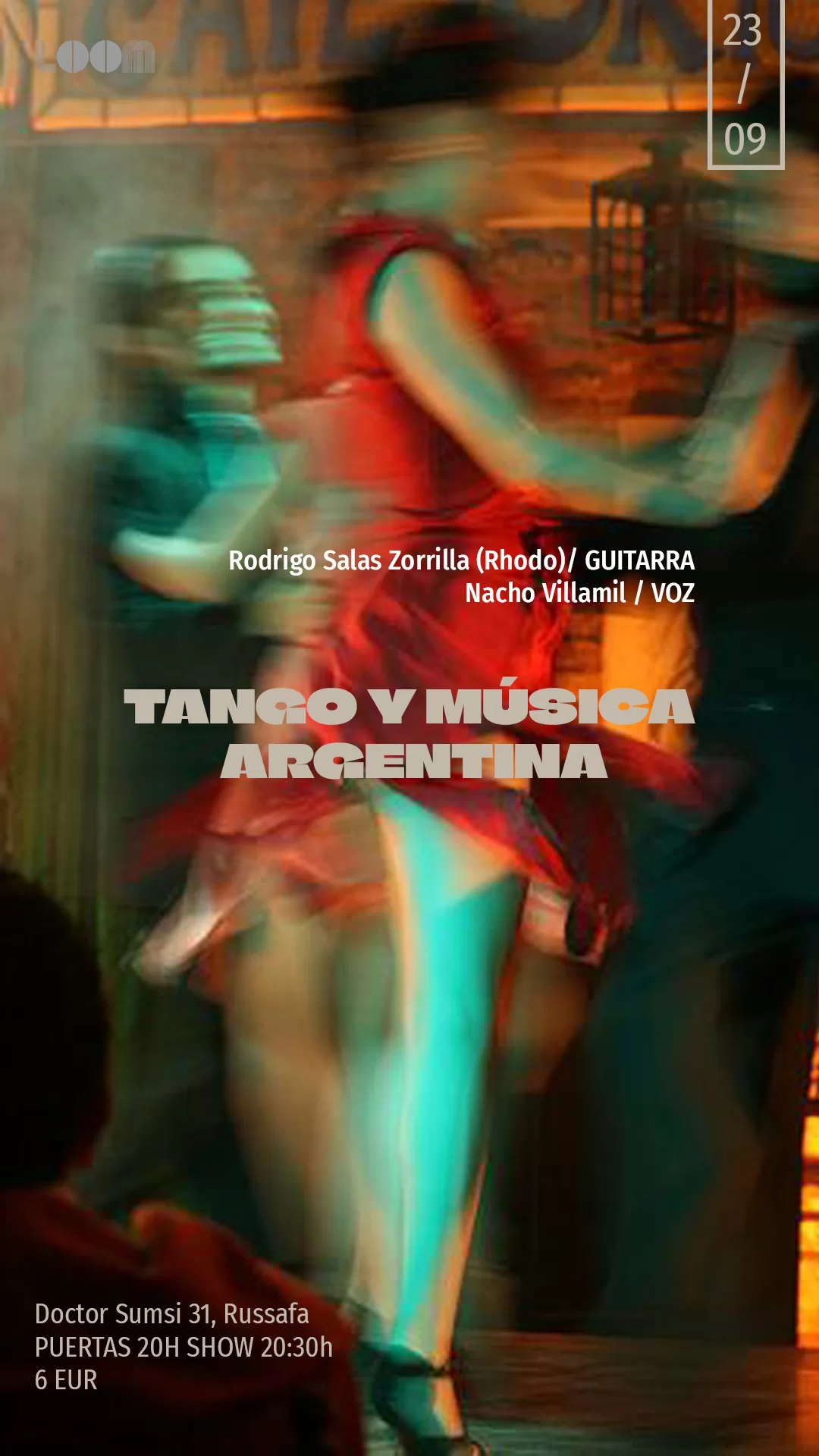 Imagen de TANGO Y MÚSICA ARGENTINA. Rhodo Zorrilla & Nacho Villamil