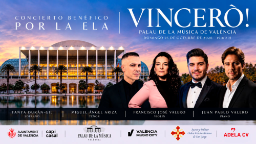 Imagen de VINCERÒ! · Concierto benéfico por la ELA
